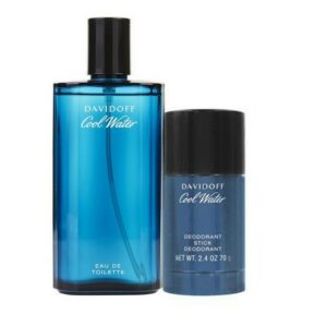 Davidoff - Cool Water Men Sæt - 125 ml Edt - Deodorant Stick