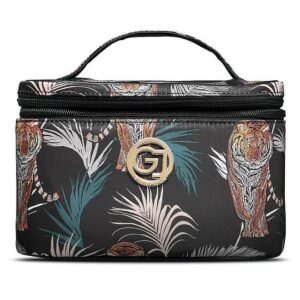 Gillian Jones - Beauty Box Sort Tigre og Palme Print
