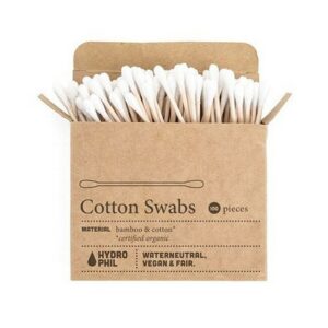 HydroPhil - Vatpinde Bambus & Bomuld Cotton Swabs - 100 Stk