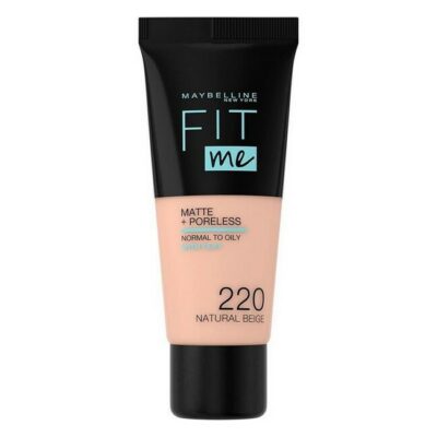 Maybelline - Fit Me Matte + Poreless Foundation 220 Natural Beige