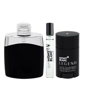 MontBlanc - Legend Homme Sæt - 100 ml Edt - Deodorant - Travel Spray