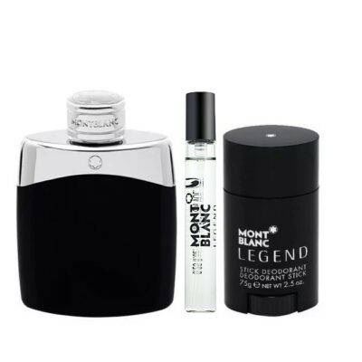 MontBlanc - Legend Homme Sæt - 100 ml Edt - Deodorant - Travel Spray