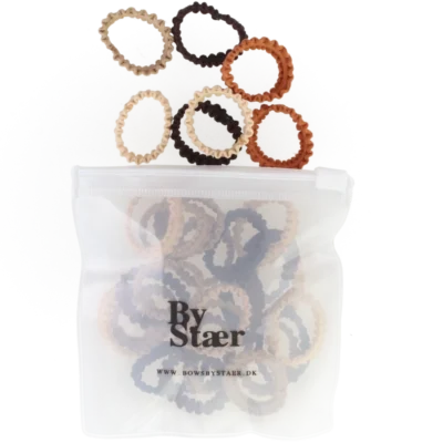 By Stær Mini Hair Elastics 25 Pieces - Mix 11