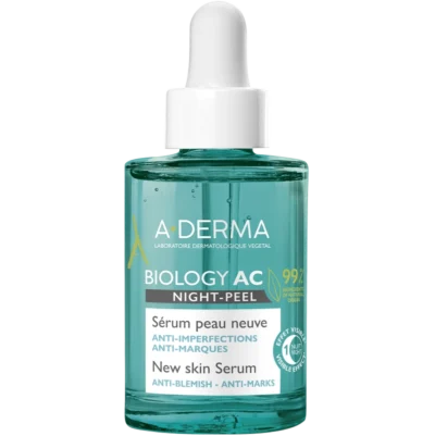 A-DERMA Biology AC Night Peel New Skin Serum 30 ml