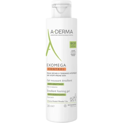 A-DERMA Exomega Control Foaming Gel 200 ml