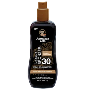 Australian Gold Instant Bronzer Spraygel Travel Size SPF 30 - 100 ml