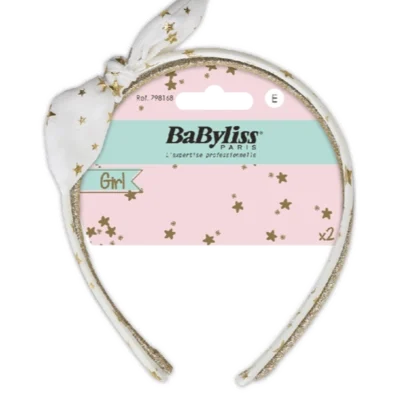 BaByliss KIDS Bow Headband (1687) 2 Pieces
