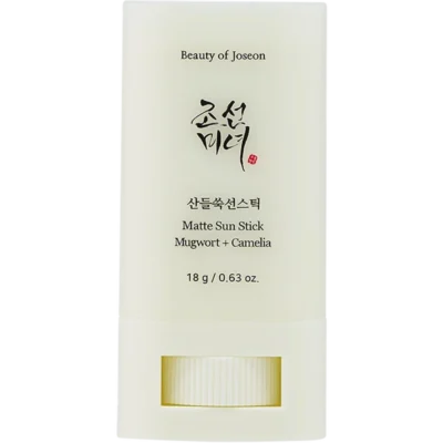 Beauty of Joseon Matte Sun Stick Mugwort + Camilia SPF 50 PA++++ 18 gr.