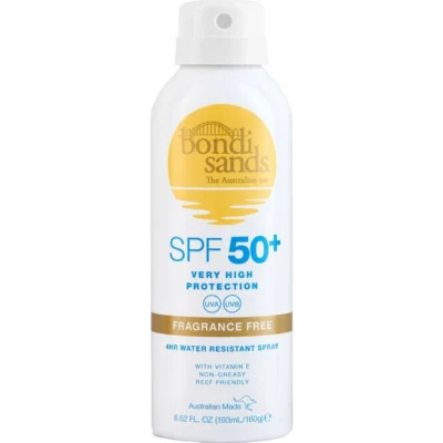 Bondi Sands SPF 50+ Fragrance Free Sunscreen Spray 160 ml