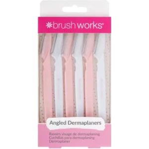 Brushworks Angled Dermaplaners 6 Pack