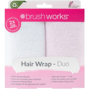 Brushworks Hair Towels 2 Pieces