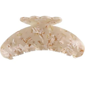 By Stær AGNES Hair Clip Large - Sand/Brown