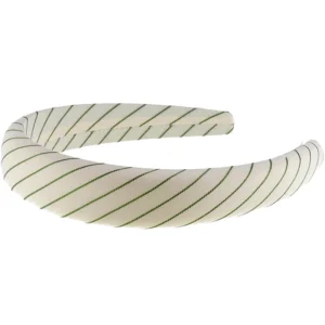 By Stær STINNA Hairband - White/Green