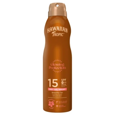 Hawaiian Tropic Glowing Protection Oil C-Spray SPF 15 -177 ml