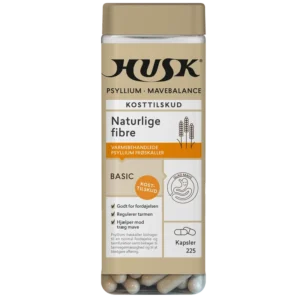 HUSK Psyllium Mavebalance Kapsler 225 Pieces
