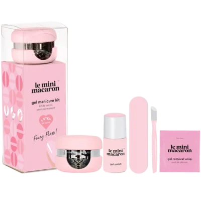 Le Mini Macaron Gel Manicure Kit - Fairy Floss