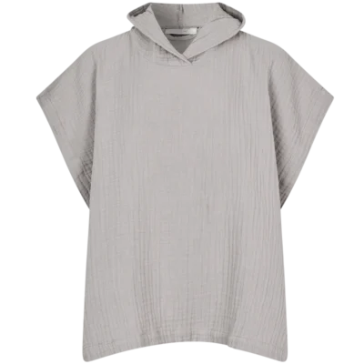 Lille Kanin Poncho Muslin 3-6 Years - Brown Smoke