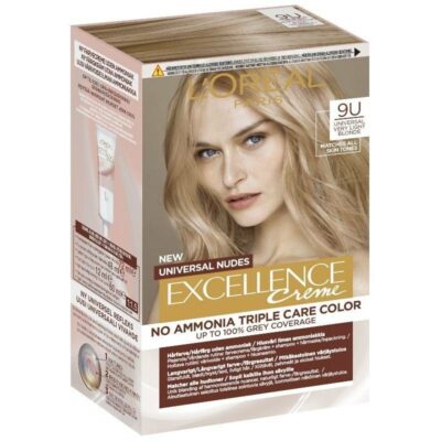 L'Oreal Paris Excellence Universal Nudes 192 ml - 9U Very Light Blonde