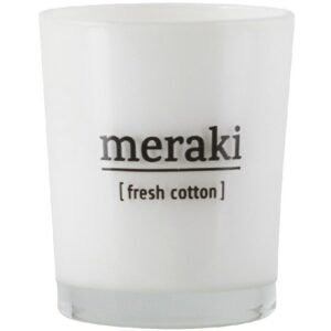 Meraki Scented Candle 5,5 x 6,7 cm - Fresh Cotton