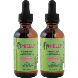 Mielle Rosemary Mint Scalp and Hair Strengthening Oil 2 x 59 ml