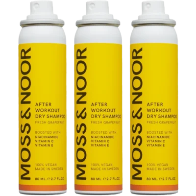 Moss & Noor After Workout Dry Shampoo Pocket Size 3 Pack
