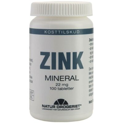 Natur Drogeriet Zink 22 mg 100 Pieces