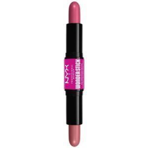 NYX Prof. Makeup Wonder Stick Dual-Ended Cream Blush Stick 8 gr. - 01 Light Peach + Baby Pink