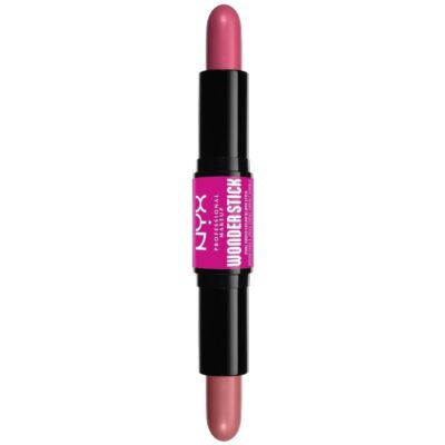 NYX Prof. Makeup Wonder Stick Dual-Ended Cream Blush Stick 8 gr. - 01 Light Peach + Baby Pink
