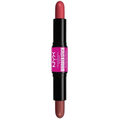 NYX Prof. Makeup Wonder Stick Dual-Ended Cream Blush Stick 8 gr. - 03 Coral + Deep Peach