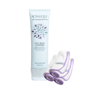 Rosalique 3 In 1 Balm Cleanser 100 ml + 3 Bamboo Cloths