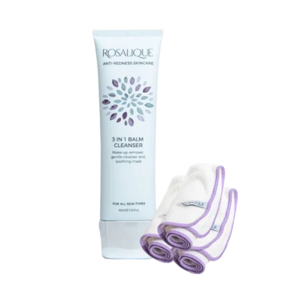 Rosalique 3 In 1 Balm Cleanser 100 ml + 3 Bamboo Cloths