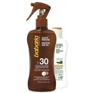 Babaria - Solpleje Sæt Protective Coconut Oil SPF30  & After Sun