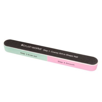 BrushWorks - 6 Sided Nail File Shape & Shine