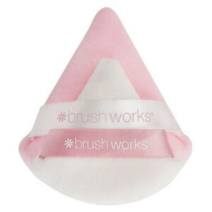 Brushworks - Triangular Powder Puff Duo 2 Pak
