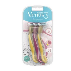 Gillette - Venus 3 Dragonfruit Engangsskrabere - 3 Pak