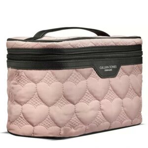Gillian Jones - Beautyboks Rosa Hjerter Urban Travel Box Quilted Heart