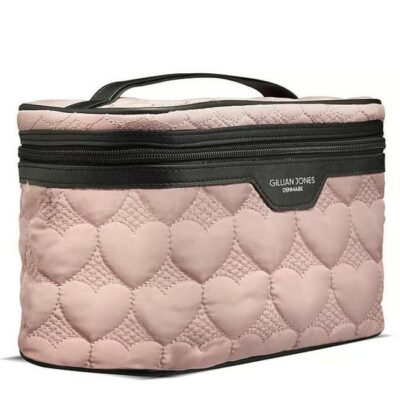 Gillian Jones - Beautyboks Rosa Hjerter Urban Travel Box Quilted Heart