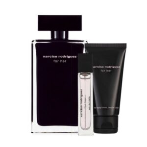 Narciso Rodriguez - For Her Eau de Toilette Sæt - 100 ml +10 ml + Body Lotion