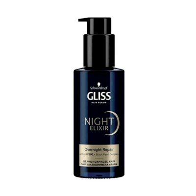 Schwarzkopf - Gliss Night Elixir Overnight Repair Damaged Hair - 100 ml