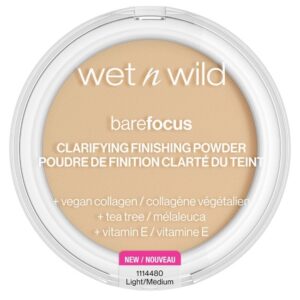 Wet n Wild - Bare Focus Clarifying Finishing Powder Light Medium - 7,8 g