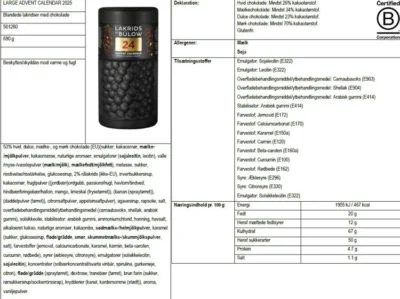 JULEKALENDER LAKRIDS 2025